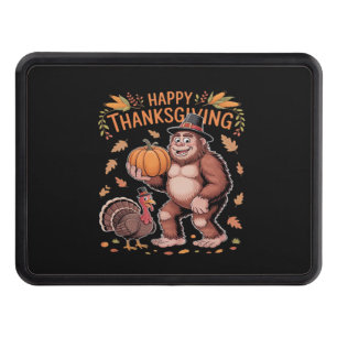 Bigfoot Turkey Pumpkin Thanksgiving Day Classic T- Hitch Cover