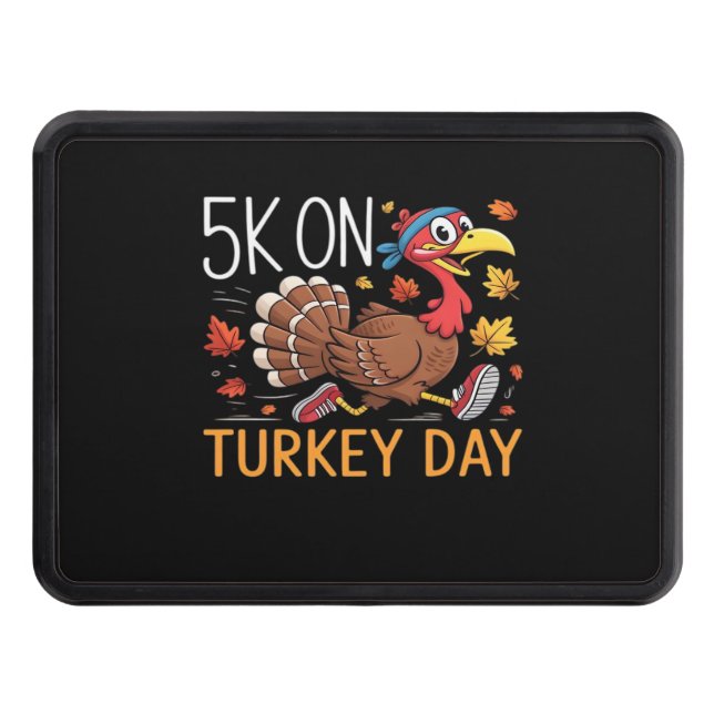 Bigfoot Turkey Pumpkin Thanksgiving Day Classic T- Hitch Cover (Front)
