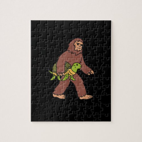 Bigfoot Turtle Pet Jigsaw Puzzle