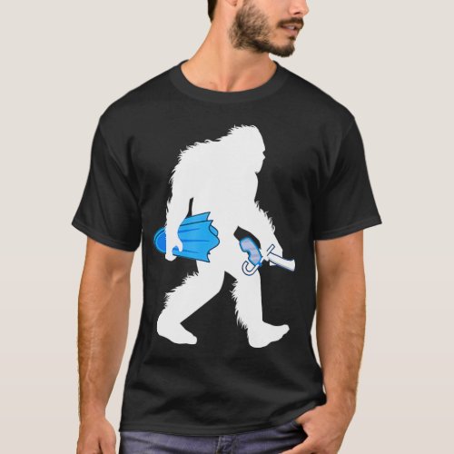 Bigfoot Underwater Hockey Octopush Water Sport Sas T_Shirt
