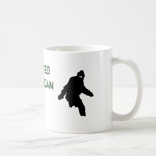 BIGFOOT, UNDOCUMENTED NORTH AMERICAN PRIMATE COFFEE MUG (Right)