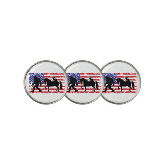 Bigfoot, Unicorn and Jackalope in the American Fla Golf Ball Marker