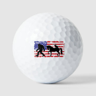 Bigfoot, Unicorn and Jackalope in the American Fla Golf Balls