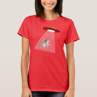 Bigfoot Unicorn UFO Abduction T-shirt