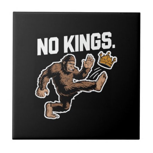 Bigfoot Vintage No King Ceramic Tile