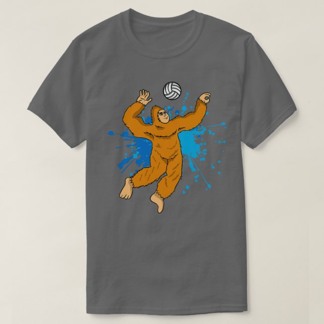 Bigfoot Volleyball T-Shirt (Design Front)