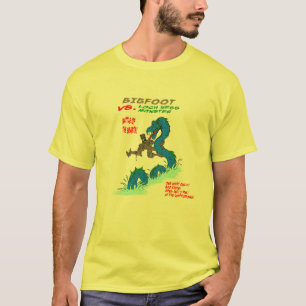 Bigfoot VS. Loch Ness Monster T-Shirt
