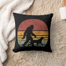 Bigfoot Walking Labrador Retriever Dog Vintage 