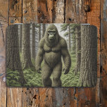 Bigfoot Walking through the Woods iPad Mini Cover<br><div class="desc">Sasquatch walking through the trees in the forest ai art.</div>