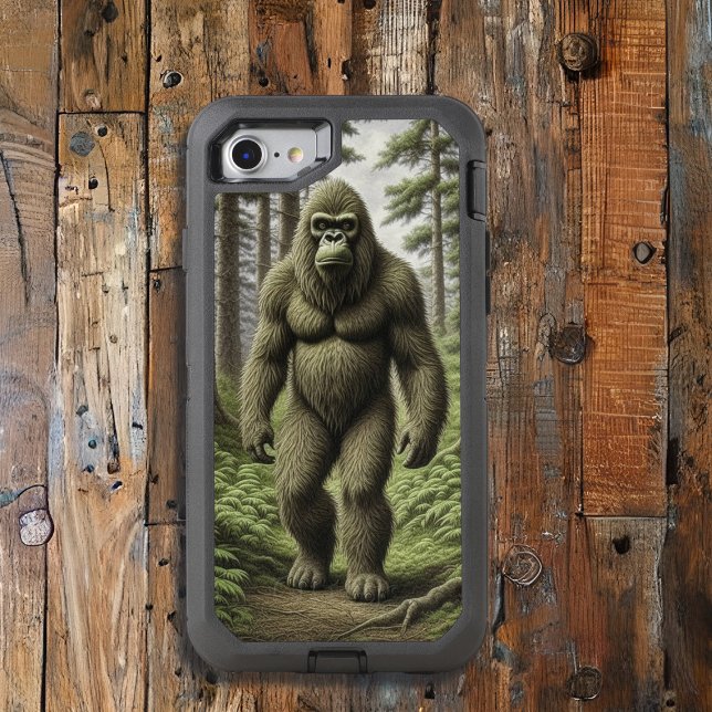 Bigfoot Walking through the Woods Otterbox iPhone Case (Creator Uploaded)