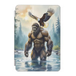 Bigfoot with an Eagle on his Shoulder  iPad Mini Cover