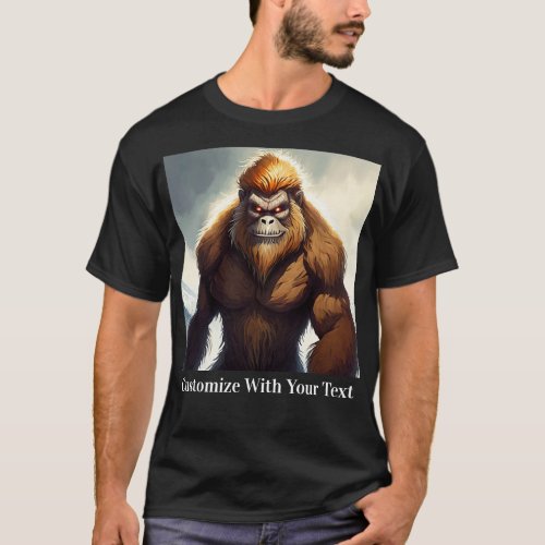 Bigfoot with Red Eyes T_Shirt