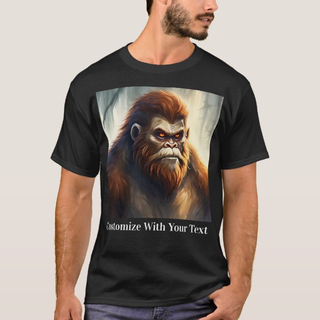 Bigfoot with Red Eyes T-Shirt (Front)