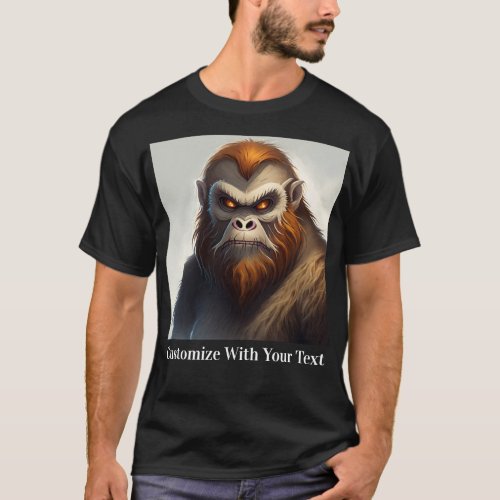 Bigfoot with Red Eyes T_Shirt