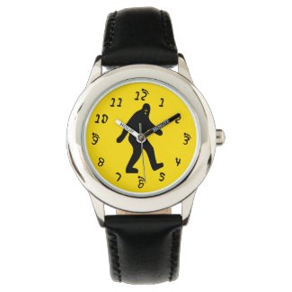 Bigfoot Yellow Wristwatch