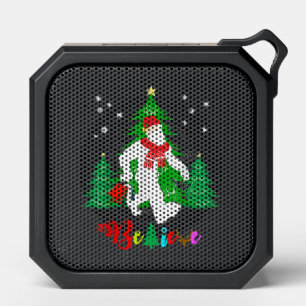 Bigfoot Yeti Sasquatch Christmas Believe Christmas Bluetooth Speaker