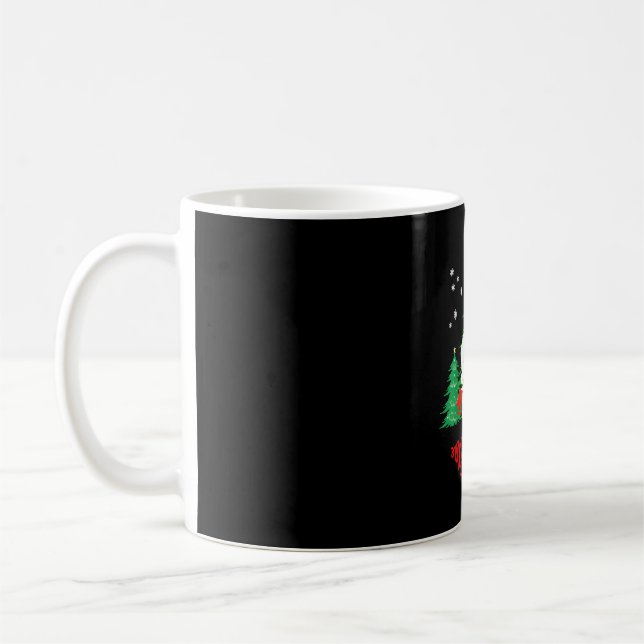 Bigfoot Yeti Sasquatch Christmas Believe Christmas Coffee Mug (Left)