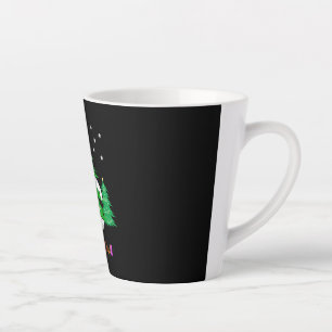 Bigfoot Yeti Sasquatch Christmas Believe Christmas Latte Mug