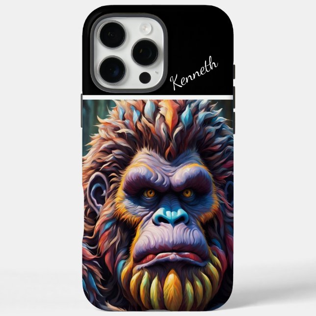 Bigfoot's Colorful Gaze Case-Mate iPhone Case (Back)