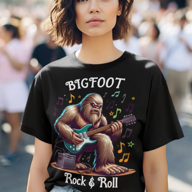 Bigfoots Midnight Jam Session T-Shirt (Creator Uploaded)