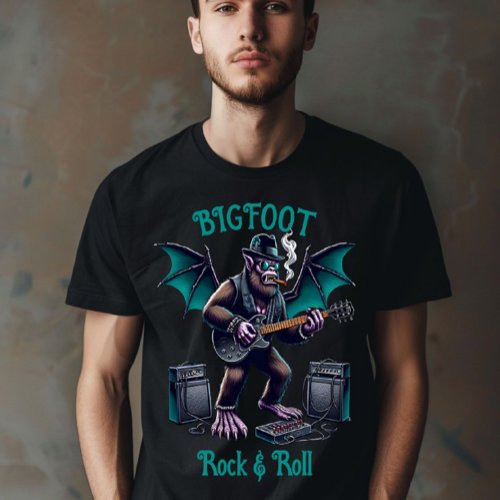 Bigfoots Rock  Roll Night Jam T_Shirt