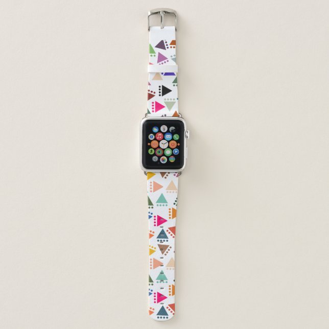 Bigger Boho Triangles  Apple Watch Band (Front)