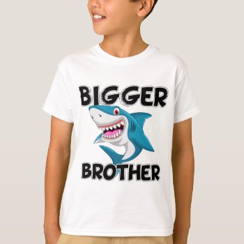 Bigger Brother Shark T-shirt by StargazerDesigns at Zazzle