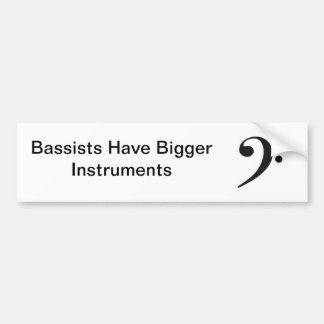 Bigger Instruments Bumper Sticker