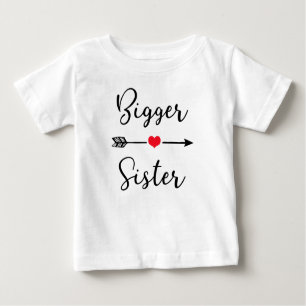 Bigger Sister ~ Sister Designs Baby T-Shirt