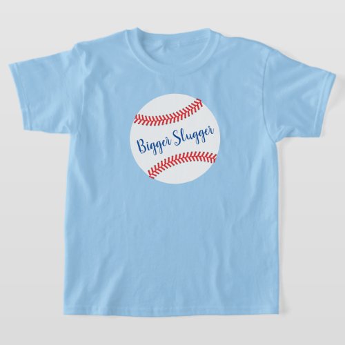 Bigger Slugger Baseball Big Brother T_shirt