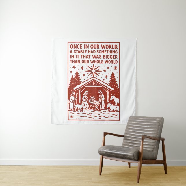 Bigger than our whole world 1 tapestry (In Situ)