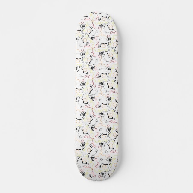 Bigger that all Pugs! Skateboard (Front)