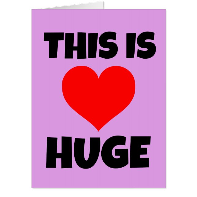 BIGGEST 50TH WEDDING ANNIVERSARY GREETING CARD (Front)