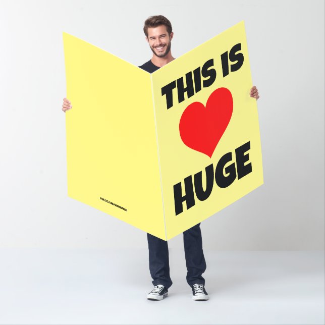 BIGGEST 50TH WEDDING ANNIVERSARY GREETING CARD (In Situ)