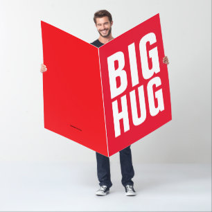 BIGGEST BIG GET WELL SOON HUG GREETING CARD