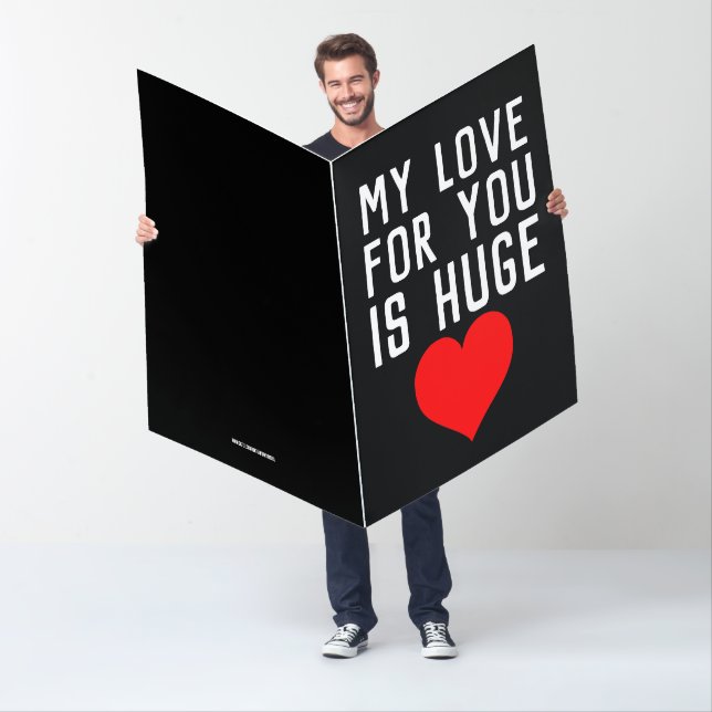 BIGGEST BIG LOVE YOU GREETING Card (In Situ)