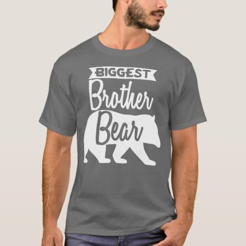 Biggest Brother Bear Shirt Brother   Tee Shirt 