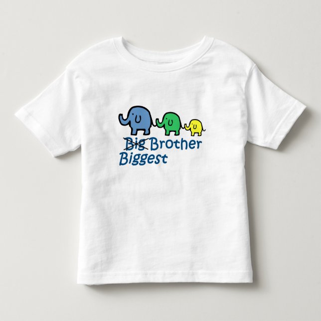 Biggest Brother Toddler T-shirt (Front)
