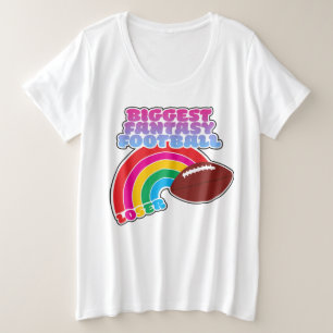 Biggest Fantasy Football Loser Punishment Plus Size T-Shirt