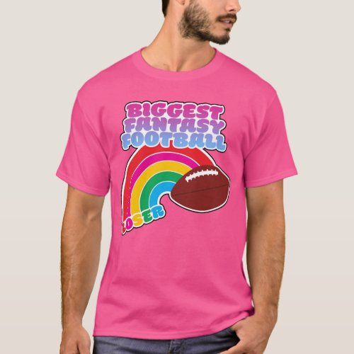 Biggest Fantasy Football Loser Punishment T_Shirt