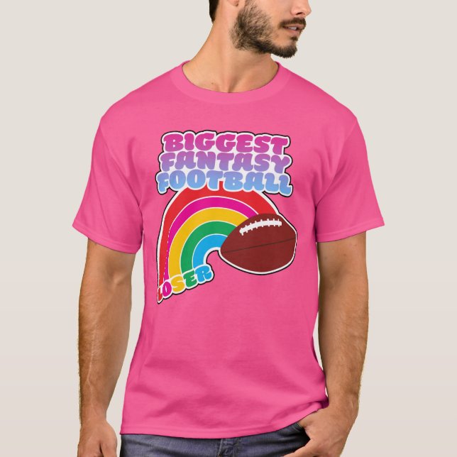 Biggest Fantasy Football Loser Punishment T-Shirt (Front)