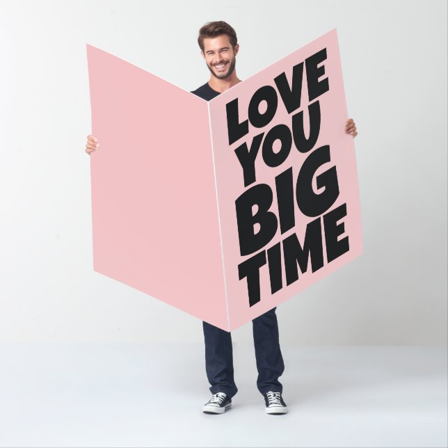BIGGEST GIANT i LOVE YOU PERSONALIZED CARD (In Situ)
