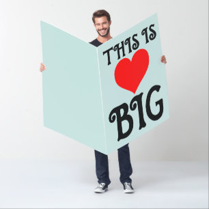 BIGGEST GIGANTIC WEDDING CONGRATULATIONS BIG Card