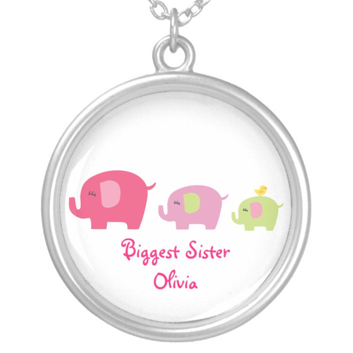 big sister necklace for child