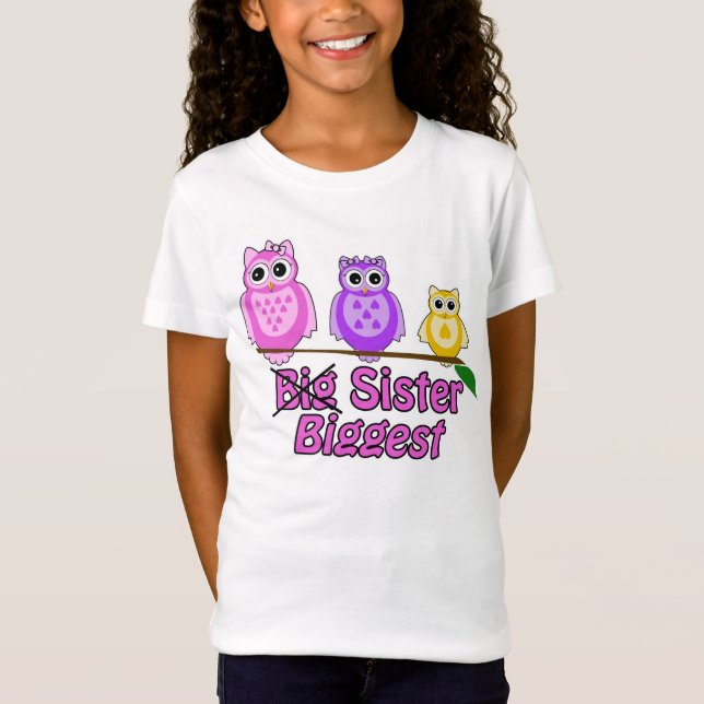 Biggest Sister T-Shirt (Front)
