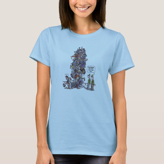 Biggest Sore Loser women blue T-shirt (Front)