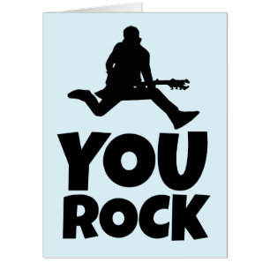 BIGGEST THANK YOU - YOU ROCK BIG GREETING CARD
