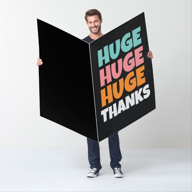 BIGGEST THANK YOU - YOU ROCK GREETING CARD (In Situ)