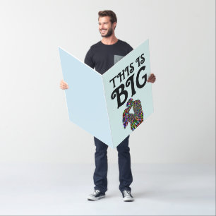  BIGGEST WEDDING  BIG HUGE CONGRATULATIONS CARD