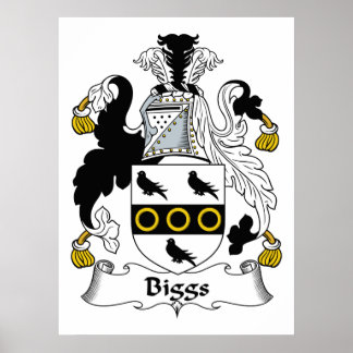 Biggs Family Crest Poster